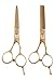 Shears Direct 5.5 Inch Gold Titanium, 440 C Stainless Cutting Shear And A 30 Tooth Thinner, 16 Ounce RS.18649.00