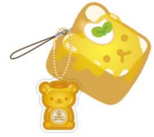リラックマ ハニー&スマイルシリーズ やわらかハニートーストマスコット リラックマハニーボトル