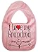 IiE, I love my Grandma this much, Unisex Feeding Bib, Pink