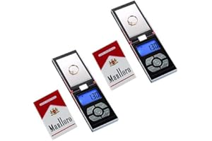 SALMUE Digital Pocket Scale, 200g/0.01g Portable High Precision Jewelry Weight Electronic Digital Scale Gram Mini Scale Portable Weighting LCD Display, for Jewellery, Drug, Coffee