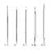 BESTOPE Blackhead Remover Skincare Tools 5pcs 100% Hygienic Stainless Steel Comedone Kit Treatment for Pimple, Whitehead, Acne Extractor Risk Free Smooth Nose Face Skin