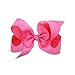 Baby Girl Grosgrain Ribbon 6" Large Boutique Hair Bows Pack Of 16