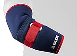 Codera de alta calidad Vulkan 3017 Cinta Codo Tenis, Hombre, Azul, L