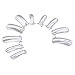 SODIAL(R) 100pcs/set False Nail Tips Dual Form Nail System for UV GEL Acrylic Nail Art Mold Tips Decoration Transparent