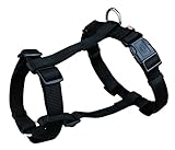 S-M: 42-60cm/15 mm Trixie 20331 Premium H~Geschirr, S-M: 42-60 cm/15 mm, schwarz