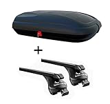 SICHERHEIT - Dachbox: TÜV/GS geprüft TÜV NORD Zertifikatsnummer Z1A 14 04 87737 001 Dank einer hohen Tragkraft der Box und dem Sicherheitsverriegelungssystem mit Zentralverriegelung können auch größere Mengen Gepäck sicher verladen werden. (auf entsprechende Traglast des Daches achten). Eine Frontsicherung bietet Schutz gegen unbeabsichtigtes Öffnen.