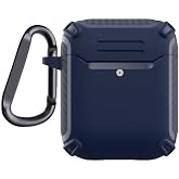 Coverzone Airpods Pro/2 ve 3.Nesil Uyumlu Kulaklık Kılıfı - Dayanıklı Fundamental Toz ve Kirden Koruyan Kılıf (Lacivert)