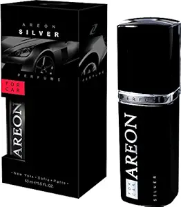 Areon Silver Perfume Car Air Freshener (50 ml)