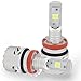 Produktbild 72W 12,000LM LENS H8 (H9 / H11) High Power Autos LED Front Scheinwerfer Birnen CREE-XHP70 Chips Projektor Perfekte Ersatz für Halogen & HID Lichter Von KOOMTOOM - 2 Pack