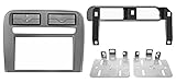 Fiat Grande Punto desde 2005 Soporte Autoradio 2DIN para Fiat Grande Punto Color Gris Metalizado