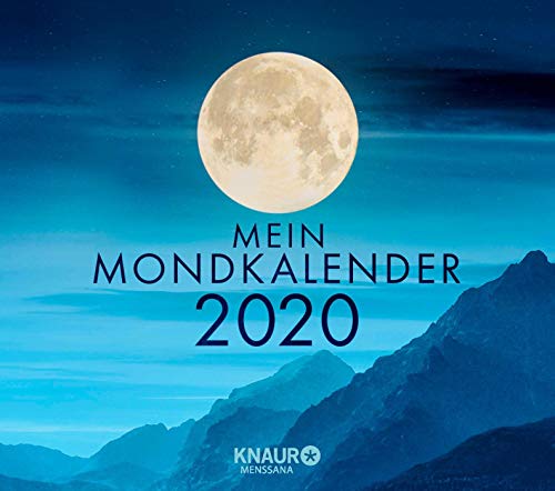 Mein Mondkalender 2020: Abreißkalender zum Aufstellen u. Aufhängen, m. täglichem Kalenderblatt & Inspirationen für jeden Tag, Informationen zu ... Namenstagen u. Jahresfesten, 13,0 x 11,5 cm