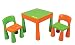 Produktbild Liberty House Kinder Spieltisch 3in1 Maltisch mit Lego Grundplatte 2 Sesseln