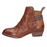  MOMA Stiefeletten Damen Leder braun 37 EU