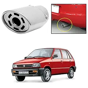 Olmeo 2560 Car ExhaustTurbine Style Silencer Muffler Tip for Maruti Suzuki 800