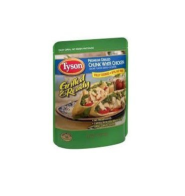 Preisvergleich Produktbild Tyson, Grilled & Ready, Chunk White Chicken, 7oz Pouch (Pack of 6) by Tyson