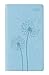 Produktbild Ladytimer Slim Deluxe Pastel Blue 2020 - Taschenplaner - Taschenkalender (9 x 16) - Tucson Einband - Motivprägung Pusteblume - Weekly - 128 Seiten