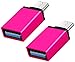 Price comparison product image LUCKLYSTAR Type C Adapter USB, USB Type C Adapter, USB C Male to USB 3.0 Female Connector, Type C to USB 3.0 Adapter Connector USB to Type C Metallic,2PCS