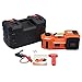 Produktbild autool 12 V DC 3,5 (7716lb) Elektro-hydraulische Auto Boden Lift Buben Tire Kompressor Pumpe LED Taschenlampe 3 in 1 Set mit Sicher, Hammer Electric Car Lift Jack und elektrische Impact