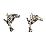 Alpenflüstern Trachten-Manschettenknöpfe Horn Bicolor-Farben API053