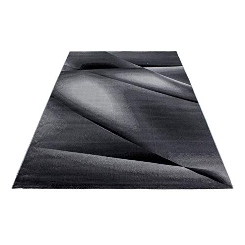 Preisvergleich Produktbild Carpet 1001 Moderner Designer Wohnzimmer Teppich Miami 6590 Schwarz - 200x290 cm