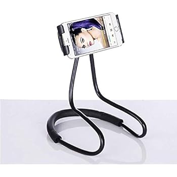 Supporto per telefono a collo di cigno per letto Braccio flessibile regolabile per telefoni cellulari Supporto per microfono Supporto per telefono cellulare Braccio flessibile pieghevole per video