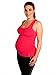 High Support Pregnancy Exercise Top, Deep Raspberry