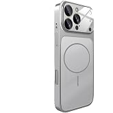 İPhone 17 Pro Max ile Uyumlu Magsafe Destekli Kablosuz Şarj &Ouml;zellikli Kamera Lens Korumalı Şık Metal G&ouml;r&uuml;n&uuml;ml&uuml; Telefon Kılıfı