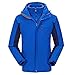 Produktbild Art9-Damen Jacke Artistic9 Herren Winter Softshell Jacket mit Kapuze,Reise Winddicht Softshelljacke Outdoorjacke Übergangsjacke Winterjacke (Blau, M-Bust:119cm/46.9")