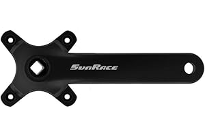 SunRace M9 Crankset Square Taper,Black,175mm