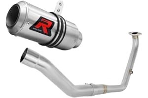 DOMINATOR Full Exhaust System Collector Silencer GP compatible with MT 125 2021-2022