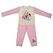 Disney Princess Kids Girls Forever A Princess Long Sleeve Top & Bottoms Pyjama Set (2-3 Years) (Pale Yellow/Pink)