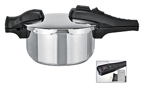 4 Liter Schnellkochtopf aus Edelstahl Induktion geeignet