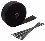 LEDAUT 15m Schwarzer Hitzeschutzband Motorrad Hitze Schild...