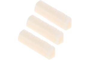 DILWE 3Pcs Écrou d'Os et Sillet de Mandoline - Accessoire de Réparation de Rechange Pour 8 Cordes