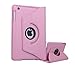 Produktbild Absolute Qualität Apple neues iPad Apple iPad 2 Air / Ipad 6 (2014-15) 360-Grad-Drehung Rosa horizontal & vertikal anzeigen Leder-Abdeckung für Apple neues iPad Apple iPad 2 Air / Ipad 6 (2014-15) von G4GADGET®