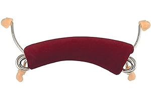 GEWApure PS405030 Shoulder Rest Comfort Violin 4/4 - 3/4 with Red Velvet Padding