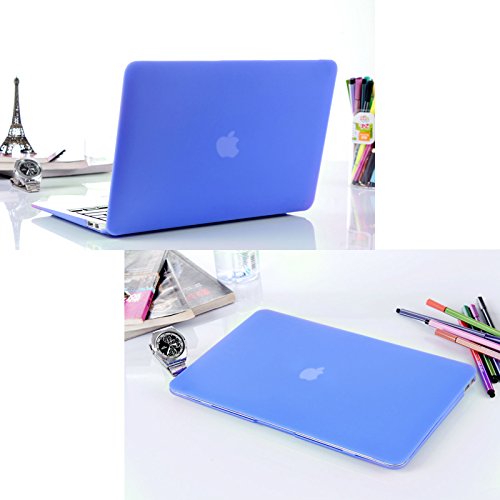 Crystal Hard Shell Case Cover Für 27,9 cm Apple MacBook Air 29,5 cm (Modelle A1370 und A1465) – Blau - 3