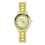 Knowin Damen Uhren ElegantArmbanduhr Rundes Zifferblatt Multi Analog Quarz Edelstahl beschichtet mit Batterie Edelstahl Wasserdicht Mesh Ultradünne