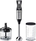 Bosch MSM6S20B Stabmixer, ErgoMixx Style, 750 W, schwarz/edelstahl gebürstet