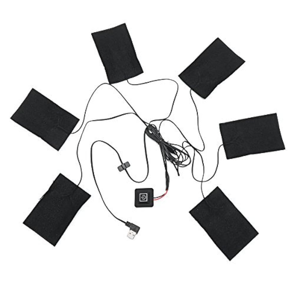 Lovinn Heizkissen, 6-in-1, elektrisch, beheizt, Schwarz,