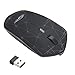 Produktbild Hongtianyuan BestSeller Kabellose Maus, 2.4G USB Drahtlose Mäuse Optische PC Laptop Computer Schnurlose Maus, 1600DPI für Windows XP/Vista / Linux / 7/8 / 10MAC-Siebenfarbige Licht Zyklus (Schwarz)