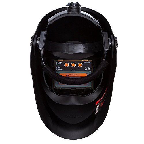 Babimax Automatik Schweißhelme rot Schweißmaske Schutzhelm Schweißschirm Schweißschild Schutzhelm Automatisch verdunkelnd - 5