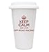 Produktbild Rot Keep Calm und Love Off-Road-ECO Tasse TXT 0947