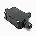 Produktbild Wasserdicht Abzweigdose Kabelverbinder Verteilerdose Dosenmuffle Erdkabel Outdoor/Externe Elektrische Junction Box ,Schwarz IP66