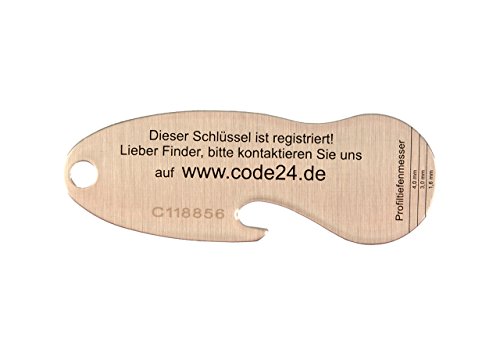 Set-Einkaufswagenchip Edelstahl / 3×4 Stück orange, grün, schwarz mit 12 Monaten Schlüsselschutz - 9