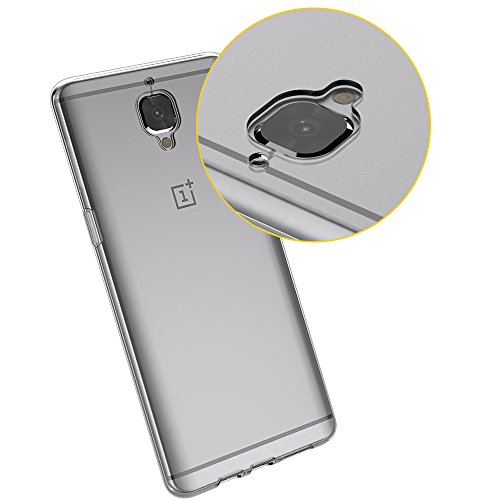OnePlus 3 / OnePlus 3T Hülle Case, Elekin OnePlus 3 / OnePlus 3T Case Silikon Soft Transparent TPU Premium Durchsichtig Handyhülle Schutzhülle Case Backcover Bumper Slimcase für OnePlus 3 / OnePlus 3T - 4