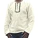 Produktbild UJUNAOR Herren Langarmshirt | Basic Langarm Shirt mit Rundhals Ausschnitt | Longsleeve Tether Retro Tops(Beige,Large)