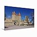 Produktbild Premium Textil-Leinwand 120 cm x 80 cm quer Carcassonne | Wandbild, Bild auf Keilrahmen, Fertigbild auf echter Leinwand, Leinwanddruck