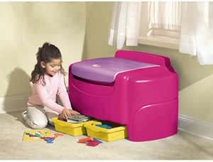 Little tikes toy box purple lid Clearance