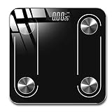 SYNC WITH FITNESS APP - Smart Body Scale con fácil operación, descargue la aplicación "ok ok" a través de Apple Store o Google Play, conéctese a través de Bluetooth 4.0, sea compatible con la mayoría de los teléfonos inteligentes, ayude a rastrear y administrar su índice de salud en cualquier momento y tu familia sana.